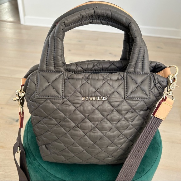 MZ Wallace Handbags - MZ Wallace Mini Metro Tote Deluxe bag, Magnet Rec